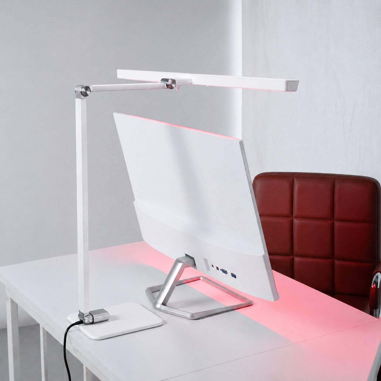heilys® AddRed Schreibtischlampe weiß